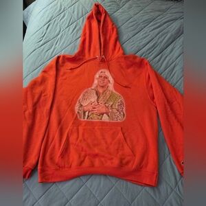 Fourth Rope Orange Graphic Hoodie for Men